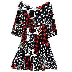 ASOS Dresses - ASOS Edgy Shooting Stars Skater Flare Dress Sz 8 ASOS Dresses - ASOS Edgy Shooting Stars Skater Flare Dress Sz 8